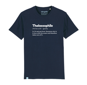 Thalassophile T-shirt navy blue