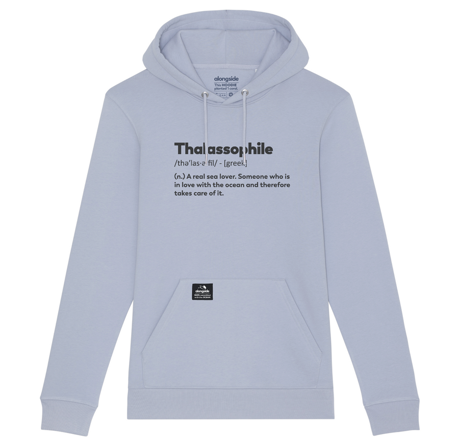 Thalassophile eco hooded sweatshirt