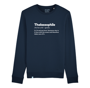 Sweatshirt Thalassophile Navy blue Alongside